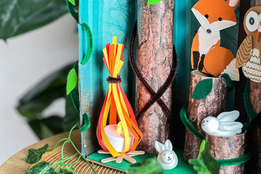 Vos knutselen met papier