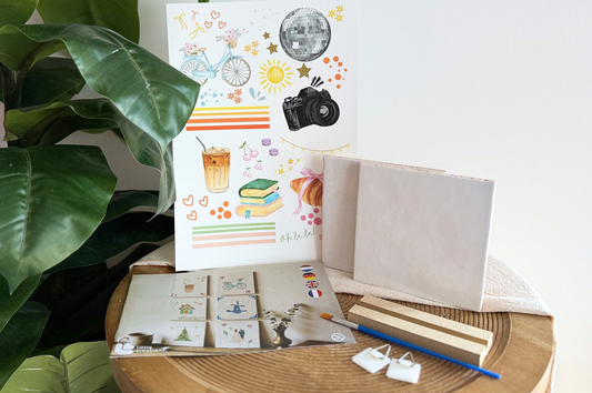 DIY Pakket Keramische Tegel - Ontwerp Jouw Eigen Tegel - 2 stuks