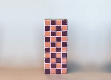 Limited edition vase with square mosaic