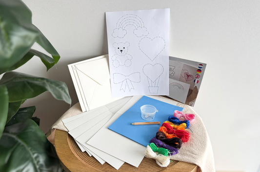 DIY Pakket Borduurkaarten - Geboorte