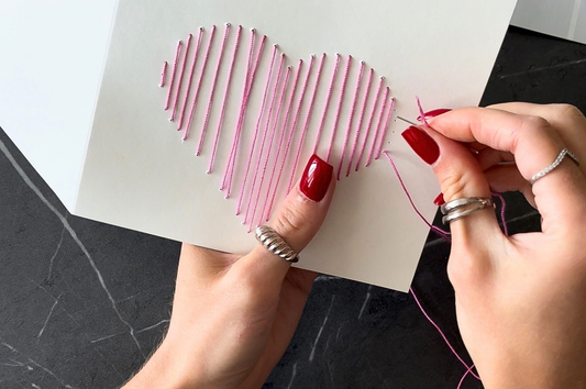 DIY Pakket Borduurkaarten - Huwelijk