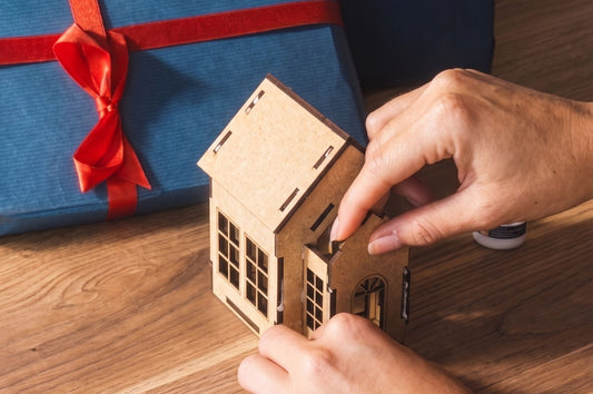 Craft Kit Wooden Christmas House Model 6