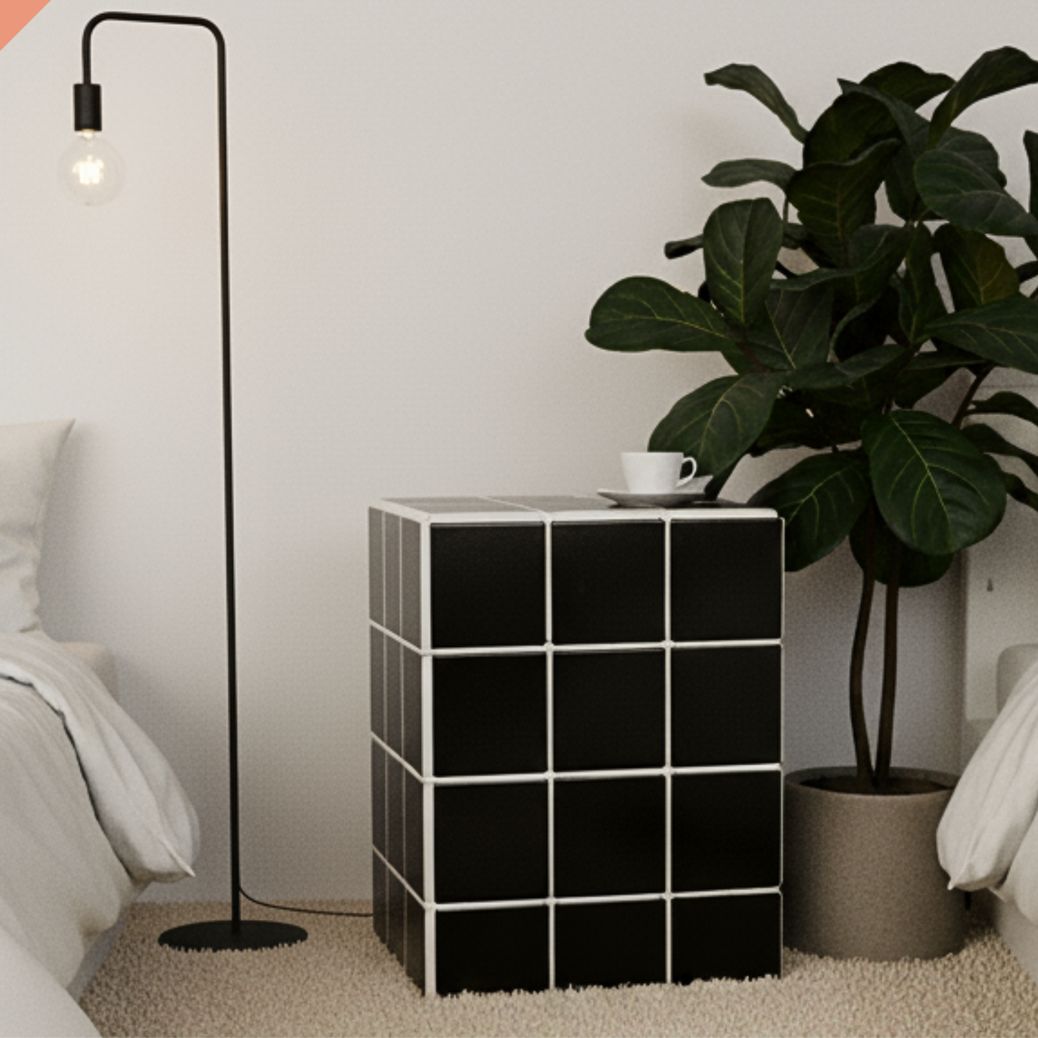 DIY Kit Mosaic Side Table 