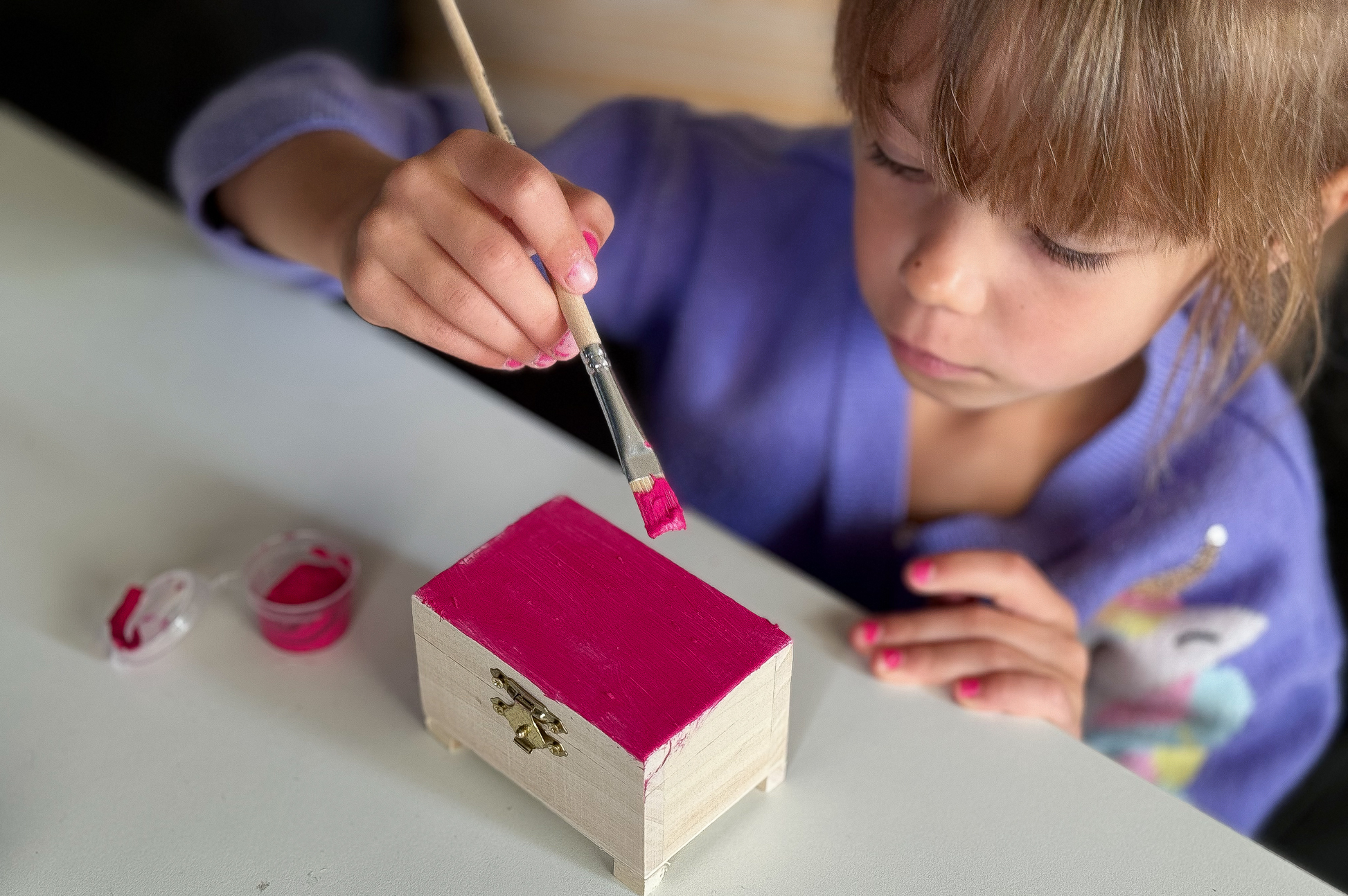 Foto maken Sieradenkistje Silk Clay Roze