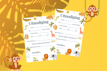 Jungle_thema_uitnodiging