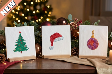 DIY Bedazzling Kit Kerst - 3 Keramische Tegels