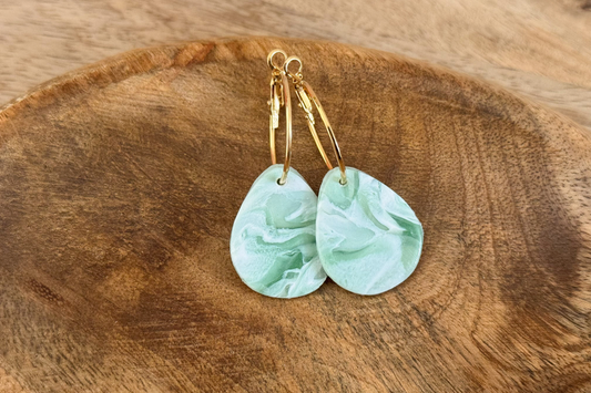 DIY Polymer Clay Earrings Kit – 1 Colour, Tools Not Included