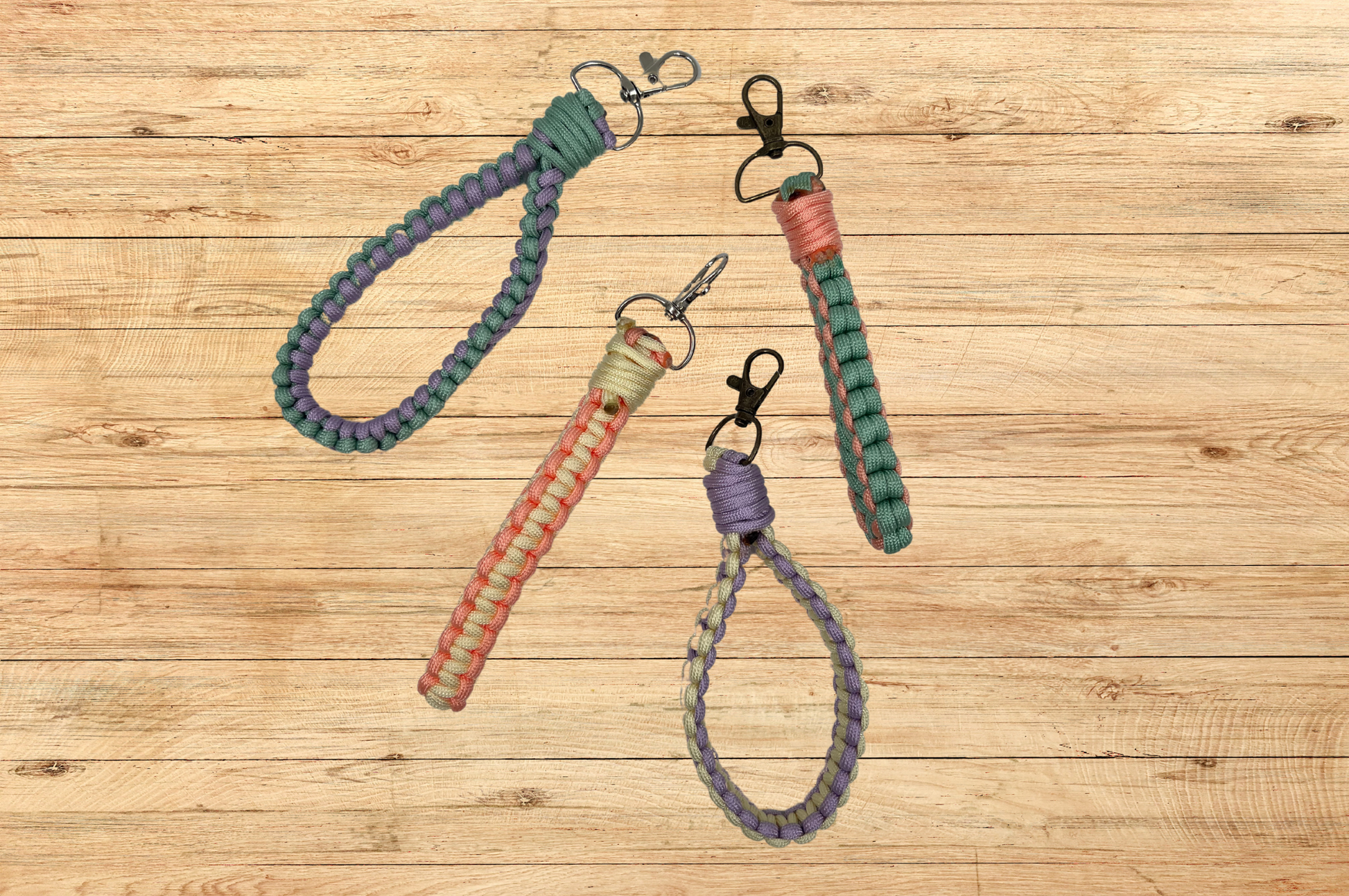 Macrame Sleutelhanger Pastel