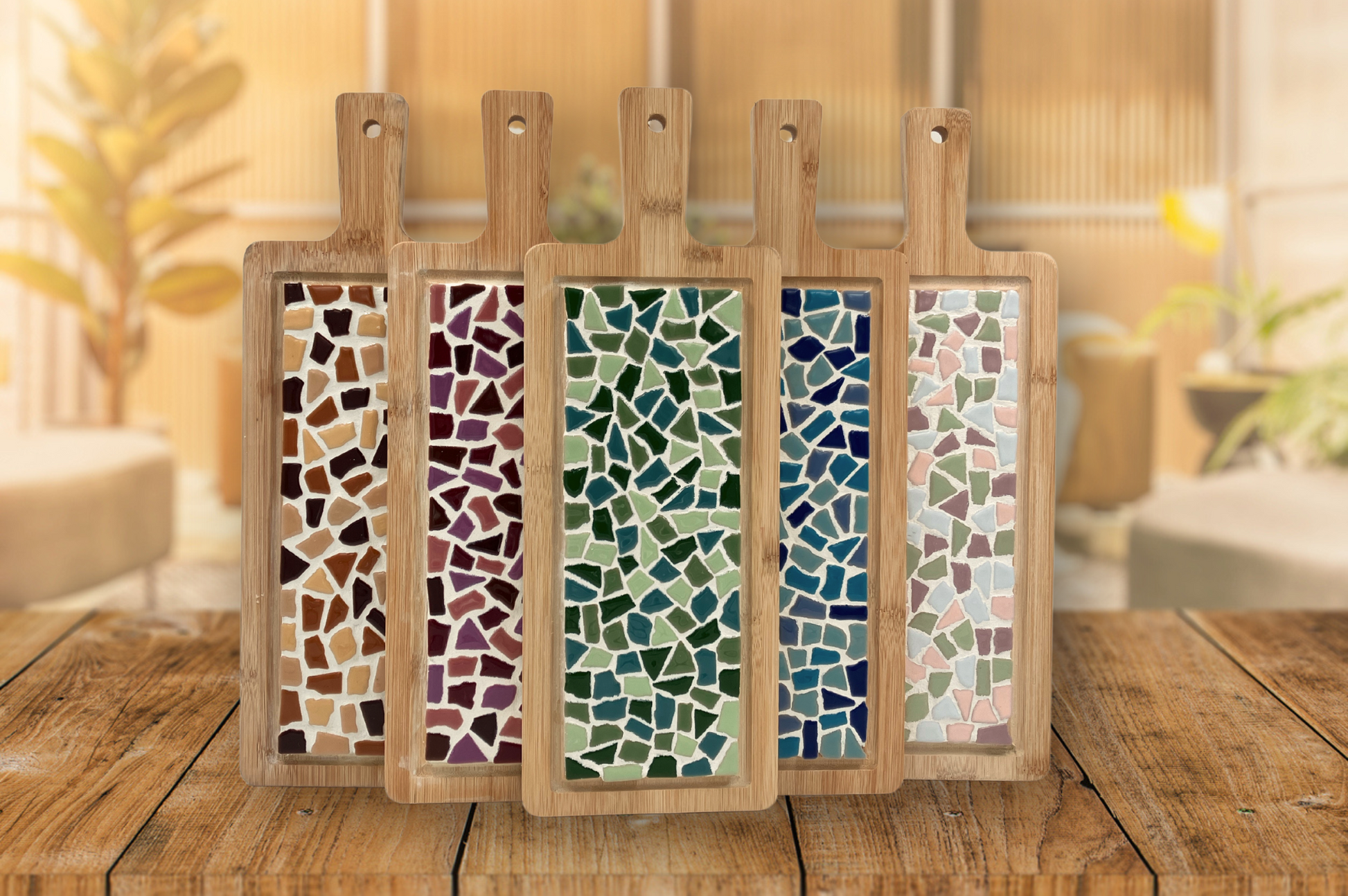 mozaiek borrelplank alle kleuren