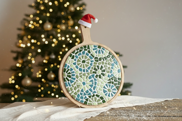 DIY Kit Mosaic Round Serving Board