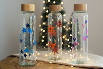 DIY Pakket Glazen Waterfles - 3 stuks (20% korting)