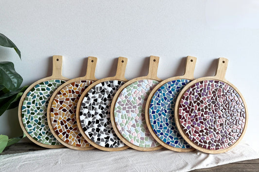 DIY Pakket Mozaïek Ronde Borrelplank